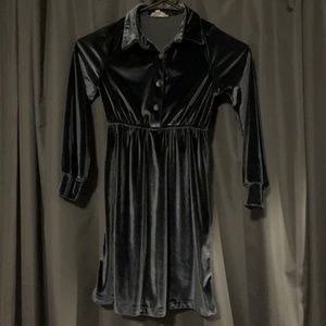 Velvet like dress
